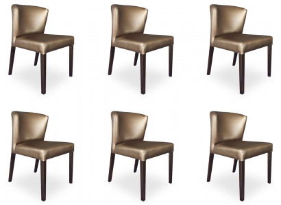 6x Chairs Chair Upholstery Design Lehn Suite Armchair Complete Modern Set